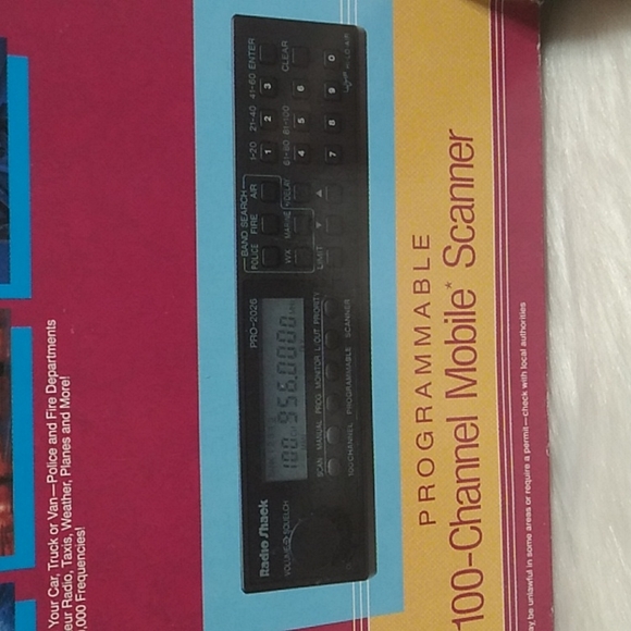 New Vintage Radio Shack 100 Channel Programmable Mobile Scanner - Picture 4 of 12